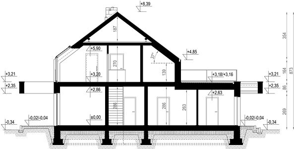 Фасад дома FEE-4845-31 Фасад дома FEE-4845-31
